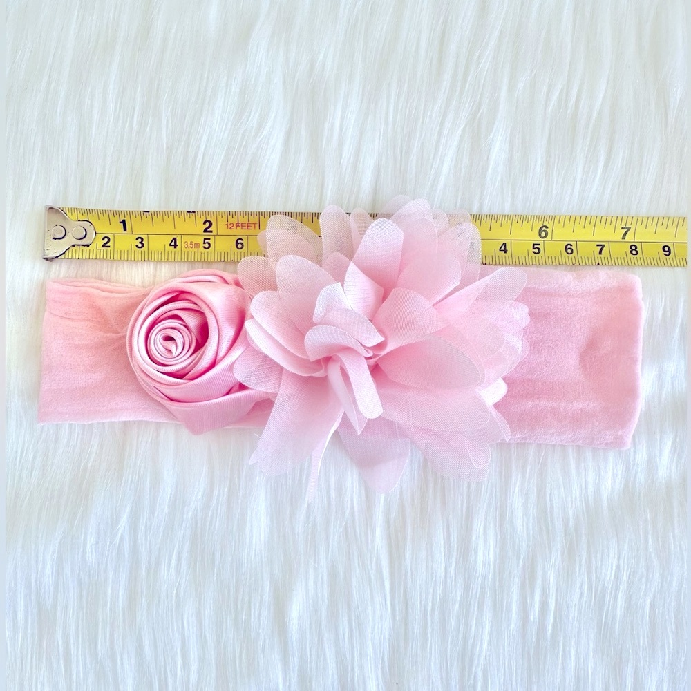 SATIN ROSE HEADBAND - Picture 4 of 6